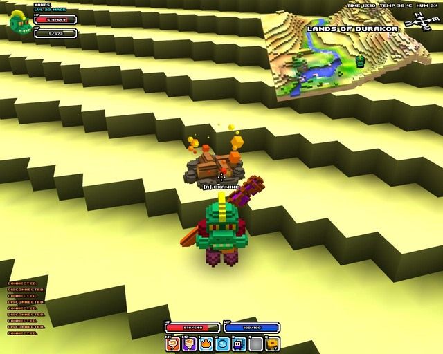 Ognisko, przy którym można tworzyć jedzenie i mikstury - Crafting | Podstawy rozgrywki Cube World - Cube World - poradnik do gry