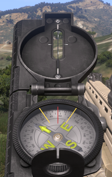 Kompas - Orientacja w terenie w Arma III | Podstawy rozgrywki - Arma III - poradnik do gry
