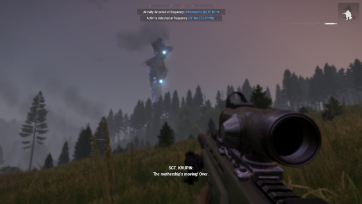 Teoretycznie jeśli jesteś na początku stawki możesz poczekać aż chłopaki Krupina dobiegną i wyczyszczą to za Ciebie - ale pamiętaj, że każda rakieta, którą wystrzelą Livończycy to krok bliżej do ogólnie pojętej zagłady - dlatego najlepiej atakować jak najszybciej - Misja 6 - Epilog Eliminacji (Elimination Coda) | ArmA 3 Contact - Arma III - poradnik do gry