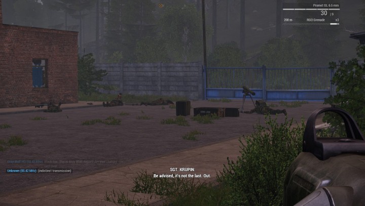 Wyrzutnia nr. 2 widoczna z punktu BRUTE (widok z przybliżeniem) - Misja 6 - Epilog Eliminacji (Elimination Coda) | ArmA 3 Contact - Arma III - poradnik do gry