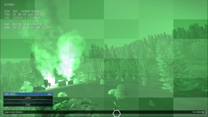 Walka z resztą drużyny Specnazu tak zazwyczaj się kończy. - Misja 5 - Carpe Noctem | ArmA 3 Contact - Arma III - poradnik do gry