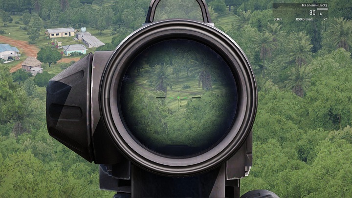 Główna optyka - w tym wypadku celownik ARCO z powiększeniem 4x. - Obsługa uzbrojenia i Virtual Arsenal | ArmA 3 - Arma III - poradnik do gry
