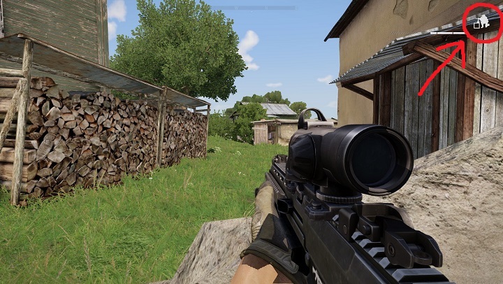 Ikona sylwetki uwzględnia i pokazuje podparcie broni. - Obsługa uzbrojenia i Virtual Arsenal | ArmA 3 - Arma III - poradnik do gry