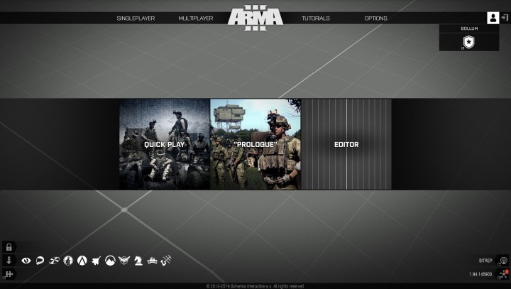 Klikając na imię \ ksywkę pod zaznaczoną ikonką (musimy najpierw w nią kliknąć) przechodzimy do ustawień profilu. - Konfiguracja Army na start - Profil żołnierza | ArmA 3 - Arma III - poradnik do gry