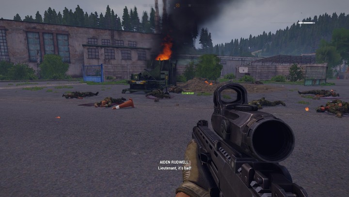 Wypadek kosztował życie i zdrowie żołnierzy. - Misja 1 - Fałszywie Ujemny (False Negative) | ArmA 3 Contact - Arma III - poradnik do gry