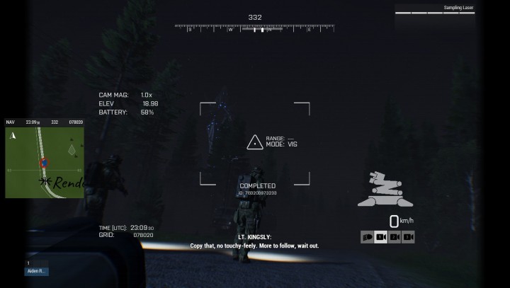 Drużyna Sapphire osłaniająca Eddiego. - Misja 3 - Bliskie Spotkania (Close Encounters) | ArmA 3 Contact - Arma III - poradnik do gry