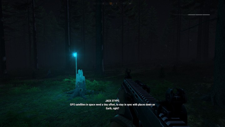 Tuż przed tym gdy dotrzemy na Point Hopi, w okolicy pojawi się mniejsza jednostka obcych, która wyląduje niedaleko naszego punktu docelowego - Misja 3 - Bliskie Spotkania (Close Encounters) | ArmA 3 Contact - Arma III - poradnik do gry