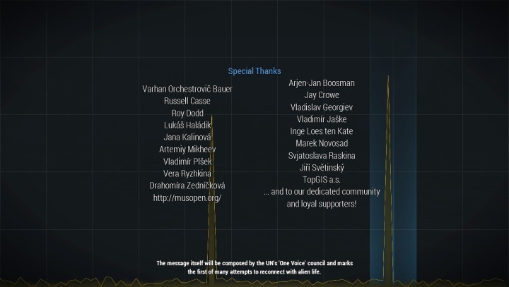Outro jest częściowo interaktywne - możemy wybrać transmisję, której chcemy słuchać. - Zakończenie - Inna Ziemia (Another Earth) | ArmA 3 Contact - Arma III - poradnik do gry