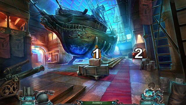 Przejdź do korytarza i porozmawiaj z mężczyzną w żółtym płaszczu - 1 - An Unexpected Guest | Opis przejścia Nightmares from the Deep - Nightmares from the Deep: The Sirens Call - poradnik do gry