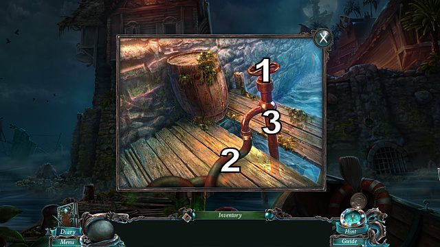 Przy próbie przedostania się do sypialni wybuchnie pożar, który musisz ugasić - 1 - An Unexpected Guest | Opis przejścia Nightmares from the Deep - Nightmares from the Deep: The Sirens Call - poradnik do gry