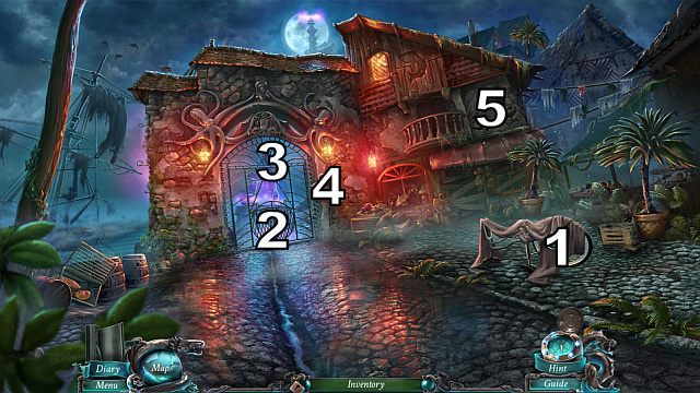 Ściągnij koc z roweru, zabierz pedał i łańcuch[1] - 2 - Boats Away | Opis przejścia Nightmares from the Deep - Nightmares from the Deep: The Sirens Call - poradnik do gry