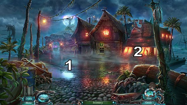 Zabierz sztylet (dagger) i wróć do Square - 2 - Boats Away | Opis przejścia Nightmares from the Deep - Nightmares from the Deep: The Sirens Call - poradnik do gry