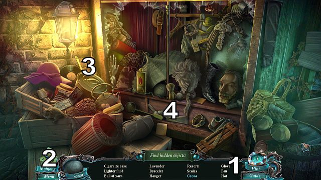 Znajdź wszystkie obiekty wypisane na dole[1] lub zamiast tego, zagraj w mahjonga[2] - 2 - Boats Away | Opis przejścia Nightmares from the Deep - Nightmares from the Deep: The Sirens Call - poradnik do gry