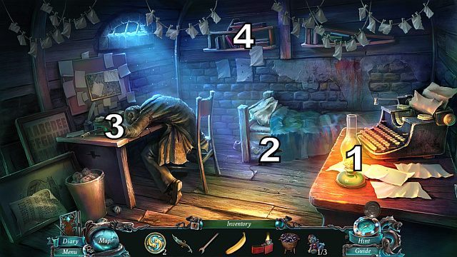 Za pomocą zapalniczki zapal lampę[1] - 2 - Boats Away | Opis przejścia Nightmares from the Deep - Nightmares from the Deep: The Sirens Call - poradnik do gry