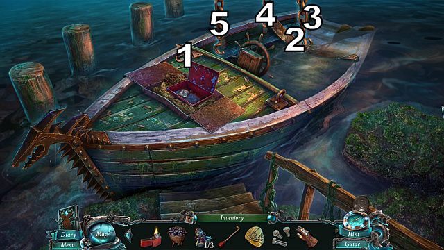 Udaj się do Dilapidated harbor - 2 - Boats Away | Opis przejścia Nightmares from the Deep - Nightmares from the Deep: The Sirens Call - poradnik do gry