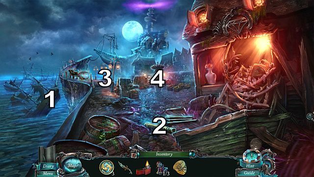 Wyjdź na ulicę (street) - 3 - Beneath the town | Opis przejścia Nightmares from the Deep - Nightmares from the Deep: The Sirens Call - poradnik do gry