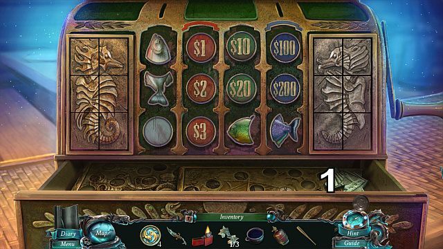 Użyj cash register buttons - 4 - The Labyrinth | Opis przejścia Nightmares from the Deep - Nightmares from the Deep: The Sirens Call - poradnik do gry