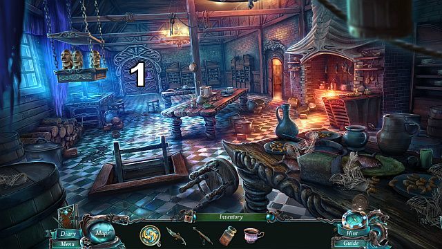 Podejdź do drzwi na wprost[1] i daj kawę strażnikowi - 6 - The Lighthouse | Opis przejścia Nightmares from the Deep - Nightmares from the Deep: The Sirens Call - poradnik do gry