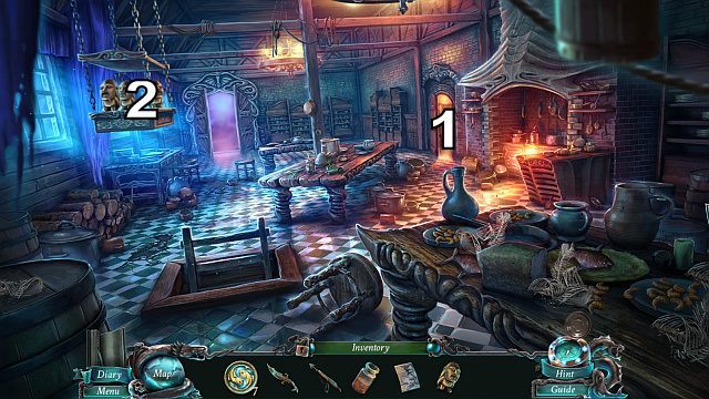 Wróć do kuchni i aktywuj HOP w [1] - 7 - Find Calliope | Opis przejścia Nightmares from the Deep - Nightmares from the Deep: The Sirens Call - poradnik do gry