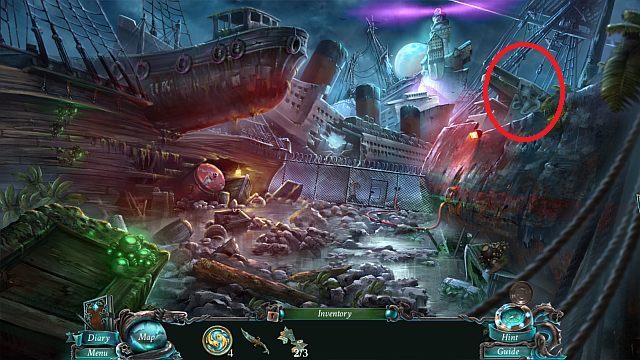 Lokalizacja: Cemetery entrance - Golden Octopi | Znajdźki Nightmares from the Deep - Nightmares from the Deep: The Sirens Call - poradnik do gry