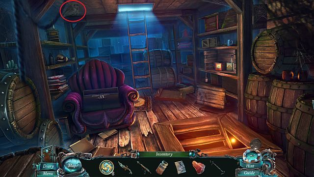 Lokalizacja: Storeroom - Silver parrots | Znajdźki Nightmares from the Deep - Nightmares from the Deep: The Sirens Call - poradnik do gry