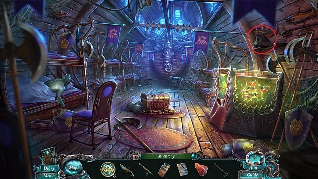 Lokalizacja: Quarters - Silver parrots | Znajdźki Nightmares from the Deep - Nightmares from the Deep: The Sirens Call - poradnik do gry