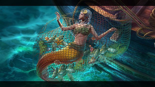 Trzecie i ostatnie puzzle to przesuwanie trójkątów, tak aby powstała syrena - Rozdział 1 | Zagadki Nightmares from the Deep - Nightmares from the Deep: The Sirens Call - poradnik do gry