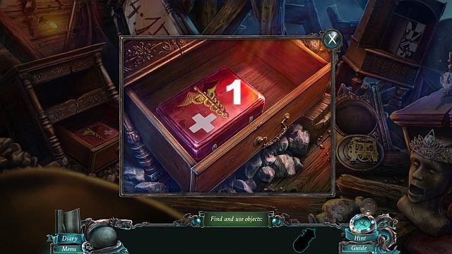 - kaduceusz umieść w apteczce[1] i zabierz z niej sole trzeźwiące (smelling salts) - Rozdział 2 | Zagadki Nightmares from the Deep - Nightmares from the Deep: The Sirens Call - poradnik do gry