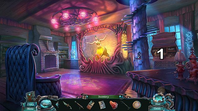 Zejdź do apartamentu i włóż wooden seal w miejscu [1] - 8 - Get Kraken! | Opis przejścia Nightmares from the Deep - Nightmares from the Deep: The Sirens Call - poradnik do gry