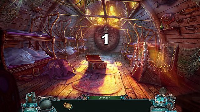 Podejdź do konika (czy raczej konia) morskiego wiszącego na ścianie[1] - The Book of Davy Jones (bonusowa przygoda) | Opis przejścia - Nightmares from the Deep: The Sirens Call - poradnik do gry