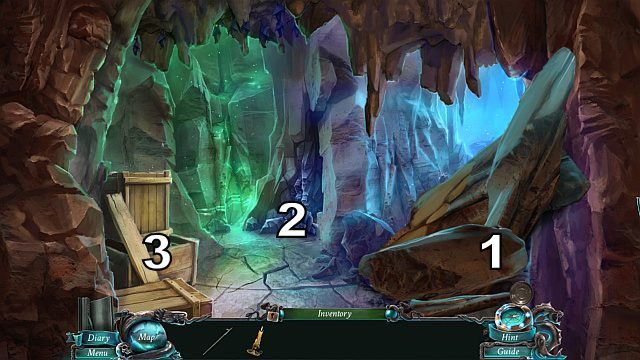 Zbierz 3/3 dynamite casing[1],[2],[3] oraz bowl of glue[2] - The Book of Davy Jones (bonusowa przygoda) | Opis przejścia - Nightmares from the Deep: The Sirens Call - poradnik do gry