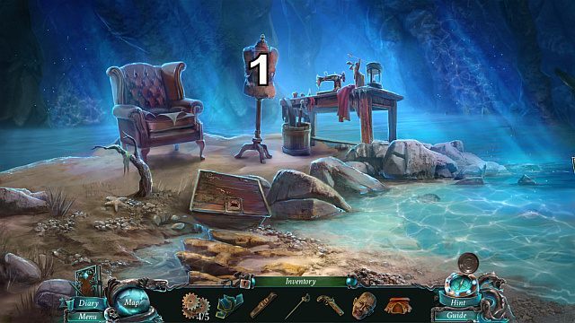 Podejdź do manekina[1] i ubierz go (mannequin head => pirate hat => coat => belt => flintlock pistol => rapier) - The Book of Davy Jones (bonusowa przygoda) | Opis przejścia - Nightmares from the Deep: The Sirens Call - poradnik do gry