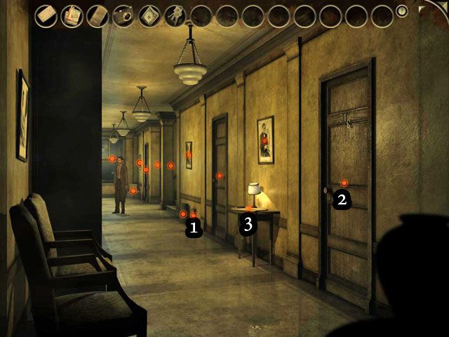 Podejdź do termostatu [1] i użyj go - Hotel Ostatnia Przystań - Face Noir: The Cat with the Jade Eyes - poradnik do gry