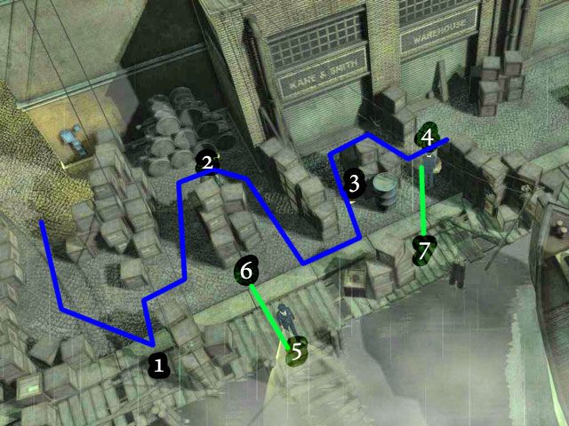 W porcie roi się od policji - Port Melville raz jeszcze - Face Noir: The Cat with the Jade Eyes - poradnik do gry