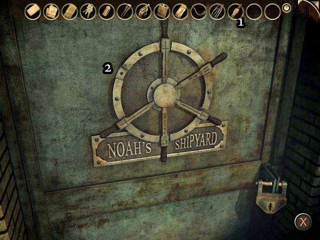 Zobaczysz, że brakuje fragmentu koła - Port Melville raz jeszcze - Face Noir: The Cat with the Jade Eyes - poradnik do gry