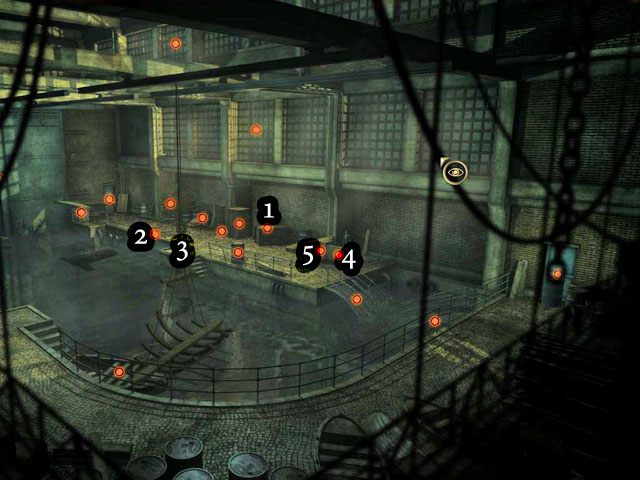 Użyj rogu na skrzyniach [1] - Stocznia Noego - Face Noir: The Cat with the Jade Eyes - poradnik do gry