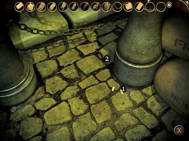 Podnieś fragment papierosa [1] - Port Melville po raz trzeci - Face Noir: The Cat with the Jade Eyes - poradnik do gry