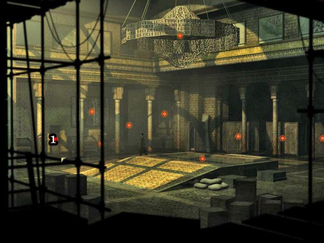 Ponownie idź w lewo i użyj drzwi [1] - Przeznaczenie - Face Noir: The Cat with the Jade Eyes - poradnik do gry