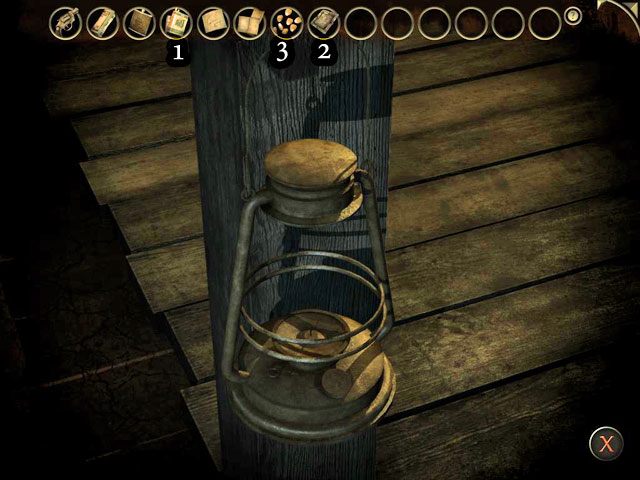 Mając na nią zbliżenie użyj na lampie papierosów i zapalniczki [1] - Stacja benzynowa - Face Noir: The Cat with the Jade Eyes - poradnik do gry