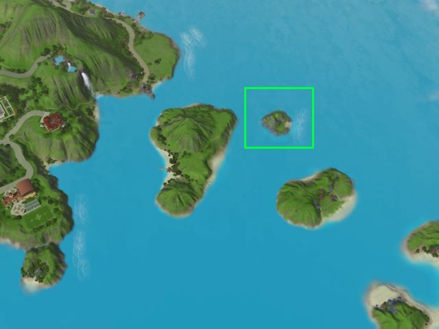 Berylowe Mielizny to najprostsza do odkrycia z wszystkich wysp - Berylowe Mielizny i Wyspiarskie Ustronie | Odkrywanie wysp - The Sims 3: Rajska wyspa - poradnik do gry