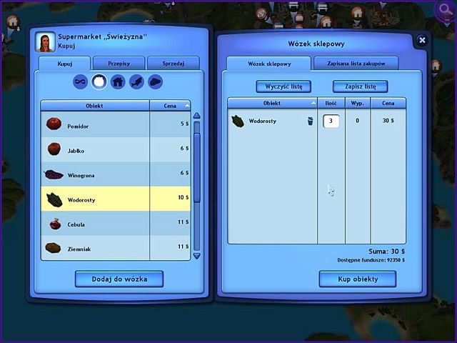 Wodorosty kupisz w sklepie spożywczym. - Berylowe Mielizny i Wyspiarskie Ustronie | Odkrywanie wysp - The Sims 3: Rajska wyspa - poradnik do gry