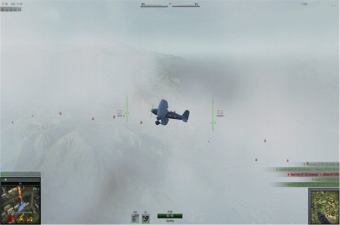 Wysokość chmur, pozwana na ukrywanie się - Ukrywanie/wykrywanie samolotu | Podstawy rozgrywki w World of Warplanes - World of Warplanes - poradnik dla początkujących