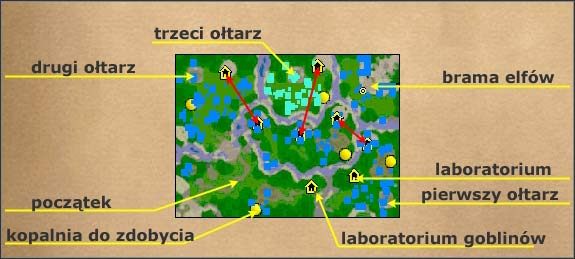- Zniszcz trzy ołtarze elfów i zbierz trzy kryształy - Rozdział IV: Klucz Trzech Księżyców | Kampania Nieumarłych - Warcraft III: Reign of Chaos - poradnik do gry