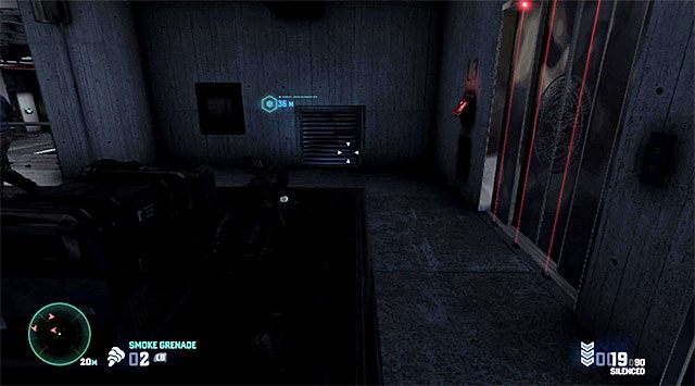 Wejście do nowego szybu wentylacyjnego - Uzyskanie dostępu do systemów obronnych bunkra | Misja 12 - Obiekt F - Tom Clancys Splinter Cell: Blacklist - poradnik do gry