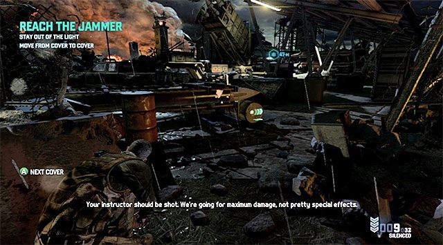 Główny plac - Zbliżenie się do urządzenia zakłócającego | Prolog - Blacklist Zero - Tom Clancys Splinter Cell: Blacklist - poradnik do gry