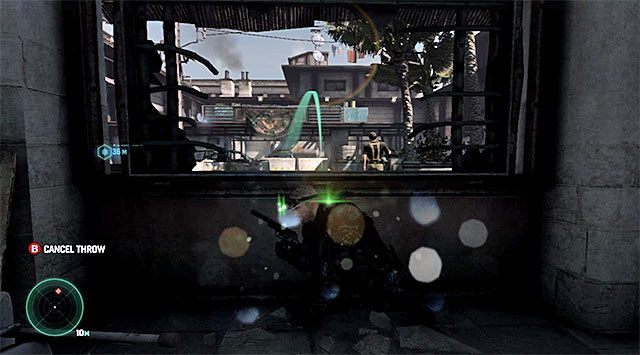 Zastanów się teraz w jaki sposób chcesz dotrzeć do wnętrza posterunku policji - Przedostanie się do wnętrza komisariatu | Misja 1 - Kryjówka - Tom Clancys Splinter Cell: Blacklist - poradnik do gry