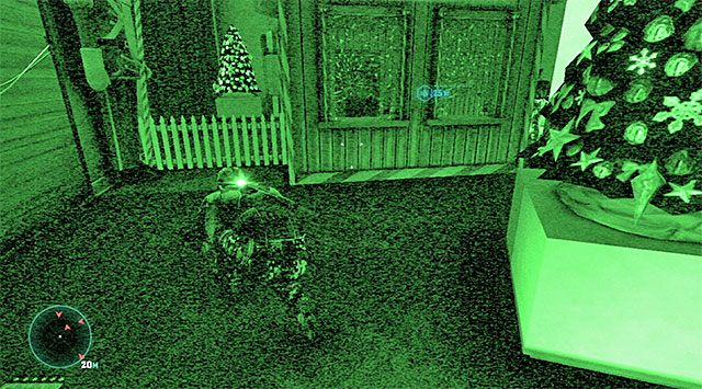 Schowaj się za płotkiem i zaczekaj aż przebywający w tej okolicy przeciwnicy rozejdą się - Zinfiltrowanie hali festiwalowej | Misja 3 - Amerykańska konsumpcja - Tom Clancys Splinter Cell: Blacklist - poradnik do gry