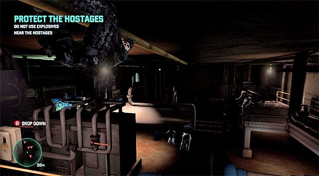 Rura przy suficie - Utrzymanie zakładników przy życiu | Misja 3 - Amerykańska konsumpcja - Tom Clancys Splinter Cell: Blacklist - poradnik do gry