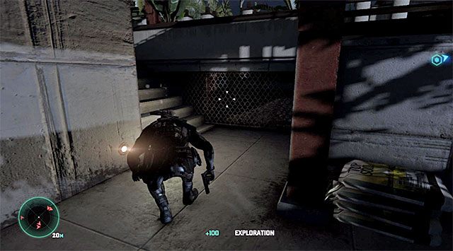 Lewa ścieżka - Dotarcie do szopy narzędziowej | Misja 4 - Prywatna posiadłość - Tom Clancys Splinter Cell: Blacklist - poradnik do gry