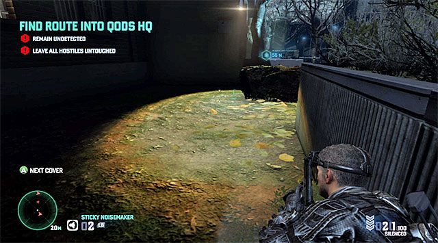 Pierwsza kamera ochrony - Przedostanie się do wnętrza centrum dowodzenia | Misja 6 - HQ wydziału specjalnego - Tom Clancys Splinter Cell: Blacklist - poradnik do gry